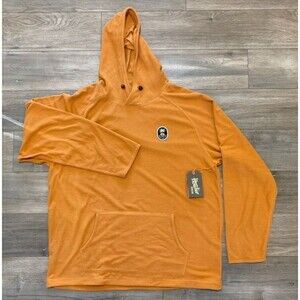 Howler Bros Hoodie Mens XXL Sienna Palo Duro Grid Fleece Sweatshirt Fishing